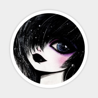 Cute Goth Girl Magnet